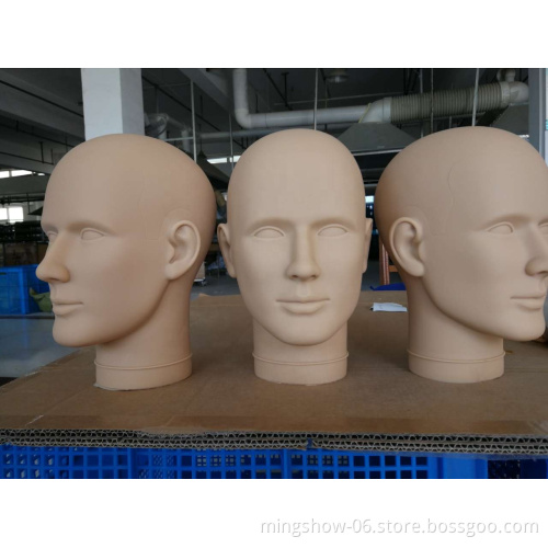 omc mannequin head,  display bald mannequin for hat glasses